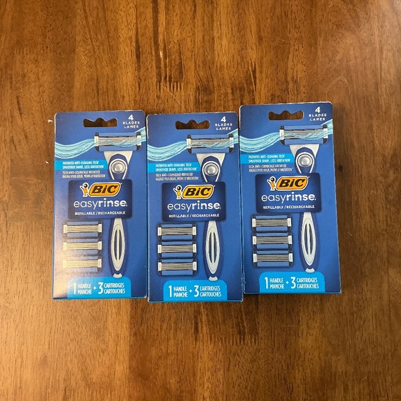 Bic Easyrinse refillable and disposable razors lot of 8 - Picture 2 of 3